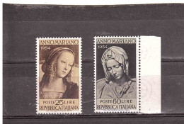 1954 ANNO MARIANO - 1946-60: Nieuw/plakker