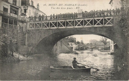 Mont De Marsan * Foule Villageosi * Vue Des Deux Ponts * Pharmacie Bains - Mont De Marsan