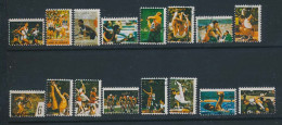 16 Mini-timbres Oblitérés UMM AL QIWAIN X-7 Jeux Olympiques D'été  Olympics Games MUNICH 1972 - Autres & Non Classés