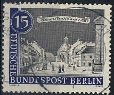 Berlin Poste Obl Yv:198 Mi:220 Mauerstrasse Um 1780 (beau Cachet Rond) - Gebruikt