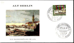 Berlin Poste Obl Yv:197 Mi:219 Waisenbrücke (TB Cachet à Date) Fdc Berlin 27-6-62 - 1948-1970