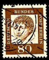 Berlin Poste Obl Yv:190 Mi:211 Heinrich Von Kleist Poète (Beau Cachet Rond) - Usados
