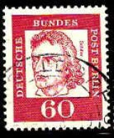 Berlin Poste Obl Yv:188 Mi:209 Friedrich Von Schiller (Beau Cachet Rond) - Usados