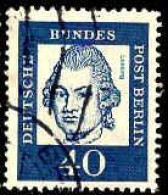 Berlin Poste Obl Yv:186 Mi:207 Gotthold Ephraim Lessing (cachet Rond) - Gebraucht