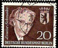 Berlin Poste Obl Yv:177 Mi:198 Louise Schroeder Maire De Berlin (Beau Cachet Rond) - Usados