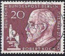 Berlin Poste Obl Yv:170 Mi:191 Robert Koch Bacteriologue Prix Nobel (TB Cachet Rond) - Usados