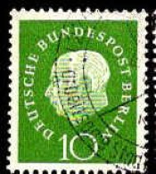 Berlin Poste Obl Yv:163 Mi:183 Theodor Heuss Deutscher Bundespräsident (TB Cachet Rond) - Gebraucht