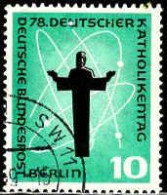 Berlin Poste Obl Yv:159 Mi:179 Deutscher Katholikentag (TB Cachet Rond) - Usados