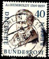 Berlin Poste Obl Yv:150A Mi:171 Alexander Von Humboldt Naturaliste (Obli. Ordinaire) - Used Stamps