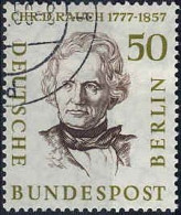 Berlin Poste Obl Yv:151 Mi:172 Chr.D.Rauch 1777-1857 (Sculpteur) (beau Cachet Rond) - Used Stamps