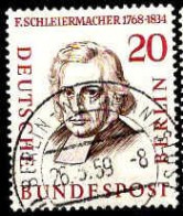 Berlin Poste Obl Yv:148 Mi:167 Friedrich Schleiermacher Théologien (TB Cachet à Date) 26-3-59 - Gebraucht