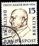 Berlin Poste Obl Yv:147 Mi:166 Fritz Haber Chimiste (Beau Cachet Rond) - Usados