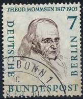 Berlin Poste Obl Yv:144 Mi:163 Theodor Mommsen Historien (Beau Cachet Rond) - Usati