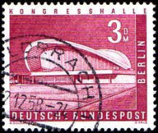 Berlin Poste Obl Yv:135A Mi:154 Kongresshalle (TB Cachet à Date) Lörrach 2-12-58 - Usati