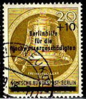 Berlin Poste Obl Yv:136 Mi:155 Freiheitsglocke Berlin Marteau à Gauche (TB Cachet Rond) - Oblitérés