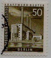 Berlin Poste Obl Yv:133 Mi:150 Kraftwerk Reuter (cachet Rond) - Gebruikt