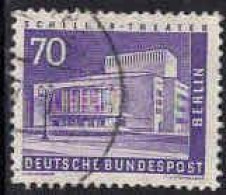 Berlin Poste Obl Yv:134 Mi:152 Schiller-Theater (cachet Rond) - Usados