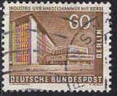 Berlin Poste Obl Yv:133A Mi:151 Industrie Und Handelskammer Mit Börse (Beau Cachet Rond) - Gebruikt