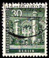 Berlin Poste Obl Yv:132A Mi:148 Schloß Pfaueninsel (Beau Cachet Rond) - Usados