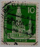 Berlin Poste Obl Yv:129 Mi:144 Kaiser-Wilhelm-Gedächtniskirche (cachet Rond) - Used Stamps