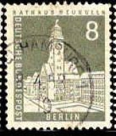 Berlin Poste Obl Yv:128 Mi:143 Rathaus Neukölln (TB Cachet Rond) - Usati