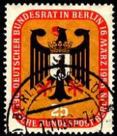 Berlin Poste Obl Yv:122 Mi:130 Deutscher Bundesrat In Berlin (TB Cachet Rond) - Gebruikt