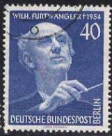 Berlin Poste Obl Yv:113 Mi:128 Wilh.Furtwängler Chef D'orchestre & Musicien (Beau Cachet Rond) - Oblitérés