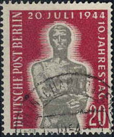 Berlin Poste Obl Yv:106 Mi:119 20.juli 1944 10.Jahrestag (TB Cachet Rond) - Used Stamps