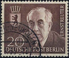 Berlin Poste Obl Yv:103 Mi:115 Ernst Reuter Maire De Berlin (TB Cachet Rond) - Gebraucht