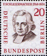 Berlin Poste N** Yv:148 Mi:167 Friedrich Schleiermacher Théologien - Ungebraucht