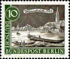 Berlin Poste N* Yv:197 Mi:219 Waisenbrücke (défaut Gomme) - Unused Stamps