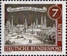 Berlin Poste N* Yv:196 Mi:218 Die Linden (défaut Gomme) - Ungebraucht