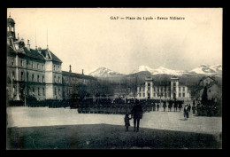 05 - GAP - PLACE DU LYCEE - REVUE MILITAIRE - Gap