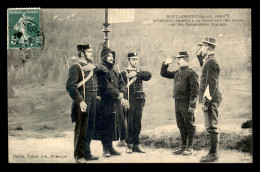 05 - MONT-GENEVRE - DESERTEUR AMENE A LA FRONTIERE DES ALPES PAR LES CARABINIERS ITALIENS - Other & Unclassified