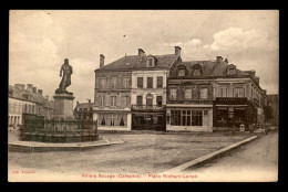 14 - VILLERS-BOCAGE - PLACE RICHARD LENOIR - CAFE DESLANDES - CAFE A. DELANOE - PHARMACIE A. PICOT - Sonstige & Ohne Zuordnung