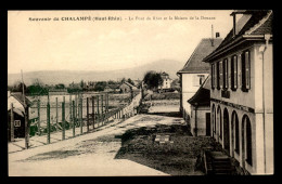 68 - CHALAMPE - LE PONT DU RHIN ET LA MAISON DE LA DOUANE - Other & Unclassified