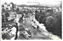 74 Annecy  -  Le Port Et Le Chateau Pris D'avion - Annecy