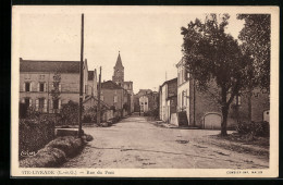 CPA Ste-Livrade, Rue Du Pont, Vue De La Rue  - Other & Unclassified