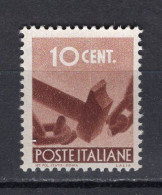 Y0001 - ITALIA Ss N°543 - ITALIE Yv N°481 ** DEMOCRATICA - 1946-60: Ungebraucht