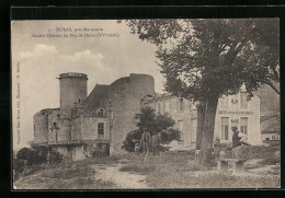 CPA Duras, Ancien Château Des Ducs De Duras Et La Mairie  - Other & Unclassified