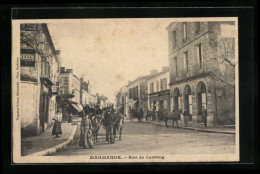 CPA Marmande, Rue De Lestang, Vue De La Rue  - Marmande