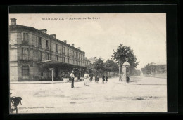 CPA Marmande, Avenue De La Gare  - Marmande