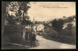 CPA Meilhan, Vue Générale Prise Des Bords Du Canal  - Sonstige & Ohne Zuordnung