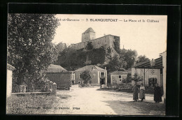 CPA Blanquefort, La Place Et Le Châeau  - Sonstige & Ohne Zuordnung