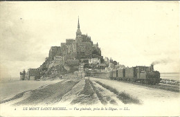 50  LE MONT SAINT MICHEL - VUE GENERALE PRISE DE LA DIGUE (ref 8501) - Le Mont Saint Michel