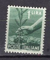 Y0008 - ITALIA Ss N°550 - ITALIE Yv N°488 * DEMOCRATICA - 1946-60: Mint/hinged