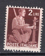 Y0010 - ITALIA Ss N°552 - ITALIE Yv N°490 * DEMOCRATICA - 1946-60: Ungebraucht