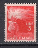 Y0011 - ITALIA Ss N°553 - ITALIE Yv N°491 * DEMOCRATICA - 1946-60: Neufs