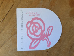 Carte Alessandro Del'Acqua Woman In Rose - Modern (vanaf 1961)