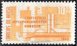 Brésil Poste Obl Yv: 721 Mi:1022 Conferencia Interparlamentar Brasilia (Obl.mécanique) - Gebruikt